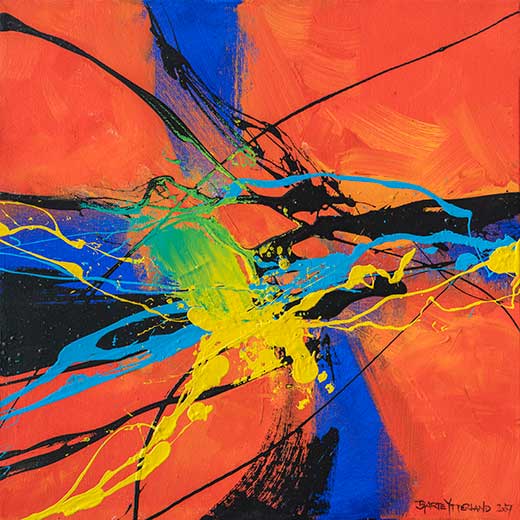 Abstract Orange and Blue - Bjarte Ytterland Abstract Orange and Blue - Bjarte Ytterland