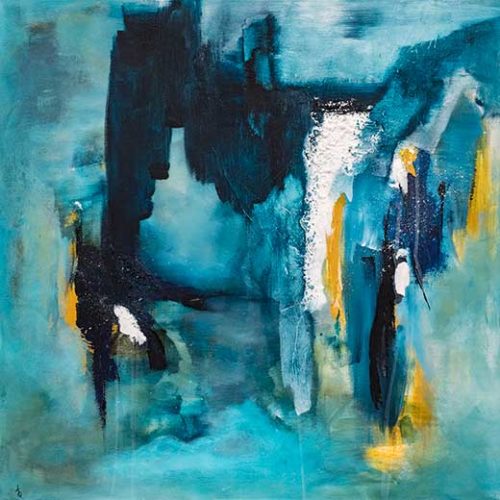 Abstract Green Turquoise - Anita Øren Abstract Green Turquoise - Anita Øren