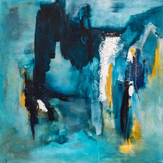 Abstract Green Turquoise - Anita Øren Abstract Green Turquoise - Anita Øren