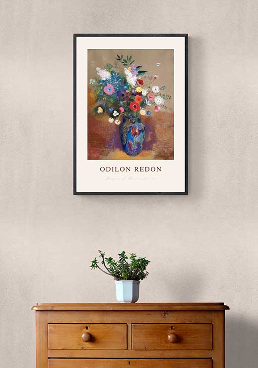 Bouquet of Flowers - Odilon Redon Bouquet of Flowers - Odilon Redon