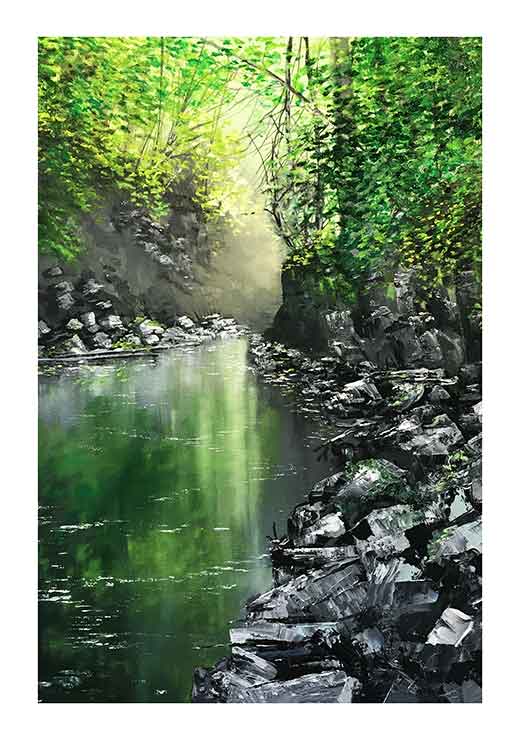 River In The Forest - Tomasz Groma River In The Forest - Tomasz Groma