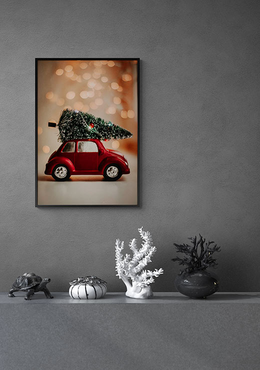 Red Christmas Car Red Christmas Car