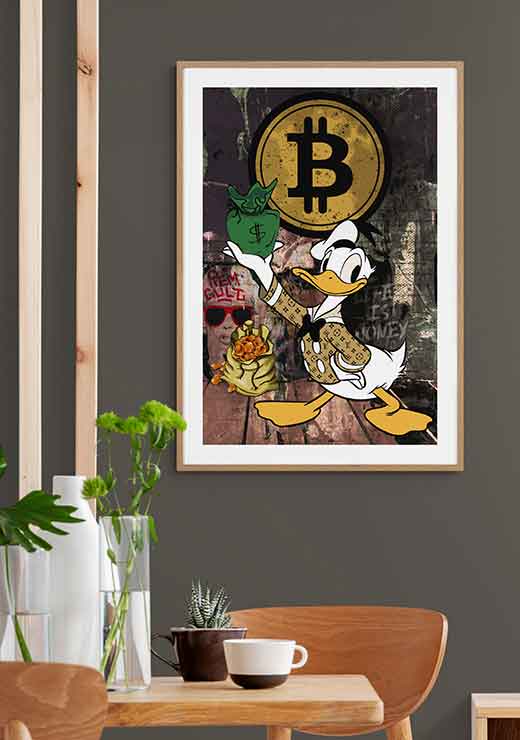 Bitcoin Duck - DreamzyArt Bitcoin Duck - DreamzyArt