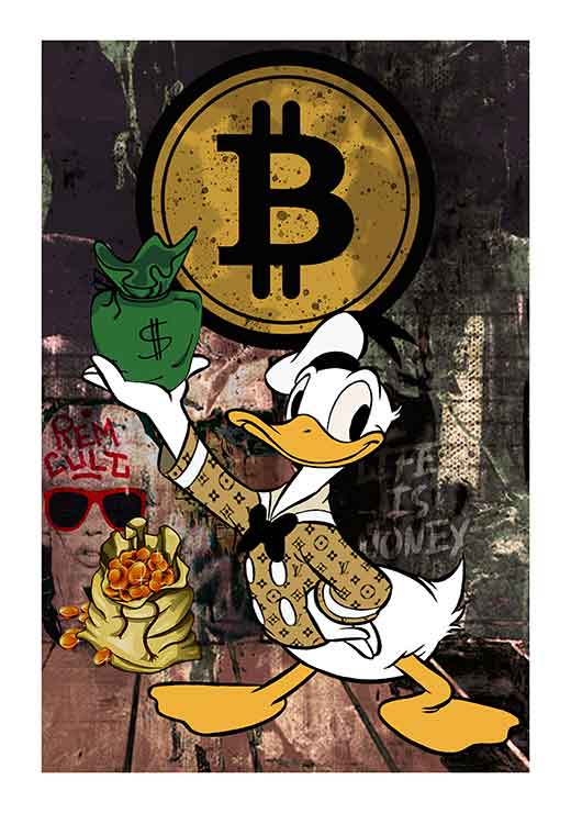 Bitcoin Duck - DreamzyArt Bitcoin Duck - DreamzyArt