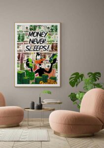 Money Never Sleeps - DreamzyArt Money Never Sleeps - DreamzyArt