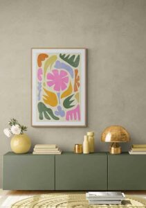 Colorful Flower Shapes