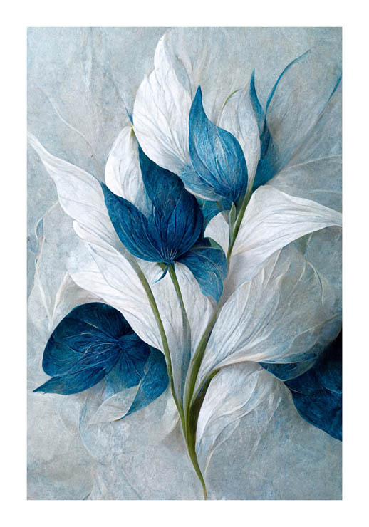 Blue Flower 3 - Winnie Møller Blue Flower 3 - Winnie Møller
