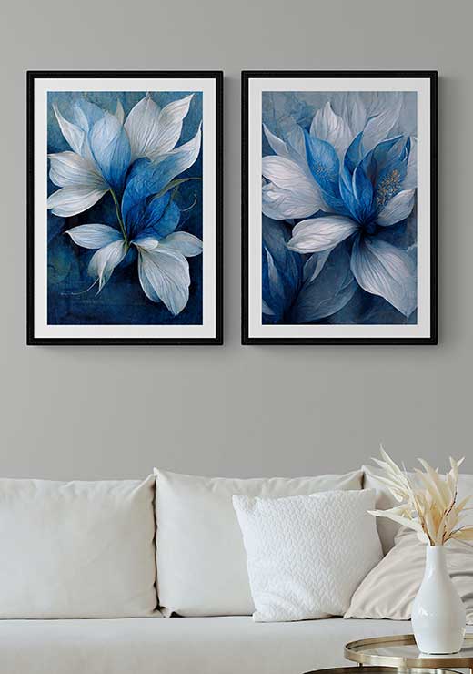 Blue Flower B - Winnie Møller Blue Flower B - Winnie Møller
