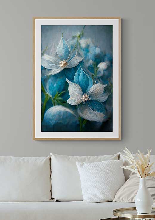 Blue Flower 7 - Winnie Møller Blue Flower 7 - Winnie Møller