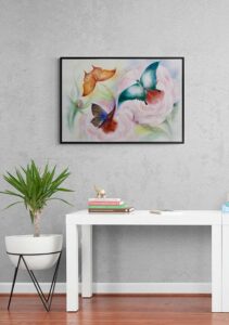 Butterflies and Peonies - Natalia Galnbek Butterflies and Peonies - Natalia Galnbek