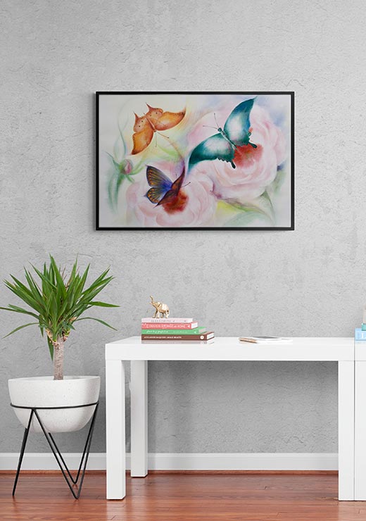 Butterflies and Peonies - Natalia Galnbek Butterflies and Peonies - Natalia Galnbek