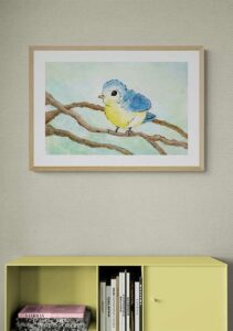 Little Blue Tit - Lillepensel Little Blue Tit - Lillepensel