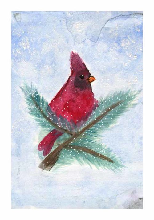 Christmas Bird - Lillepensel Christmas Bird - Lillepensel