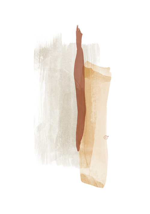 Brush Strokes No. 2 Earth Tones - Nouveau Prints Brush Strokes No. 2 Earth Tones - Nouveau Prints