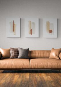 Brush Strokes No. 2 Earth Tones - Nouveau Prints Brush Strokes No. 2 Earth Tones - Nouveau Prints