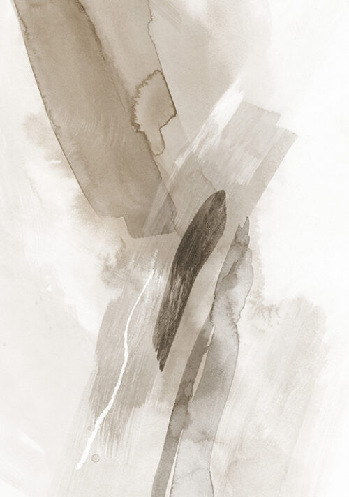Brush Strokes No. 4 Neutral Tones - Nouveau Prints Brush Strokes No. 4 Neutral Tones - Nouveau Prints