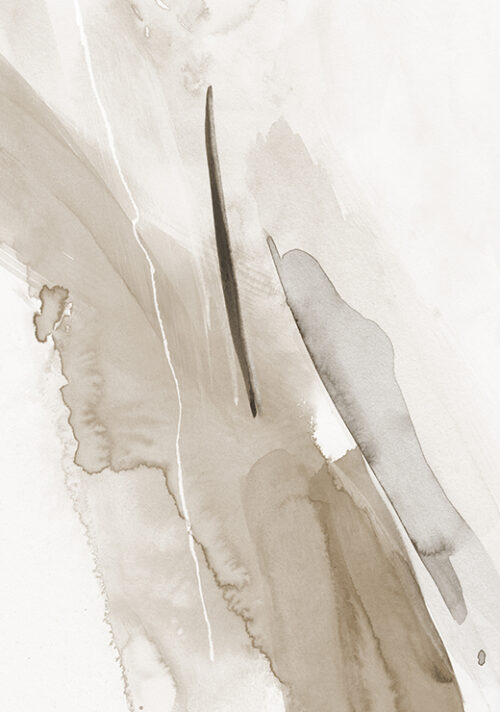 Brush Strokes No. 6 Neutral Tones - Nouveau Prints Brush Strokes No. 6 Neutral Tones - Nouveau Prints
