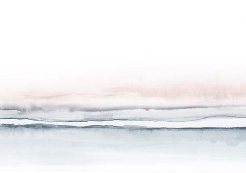 Watercolor Landscape No. 7 Blush Tones - Nouveau Prints Watercolor Landscape No. 7 Blush Tones - Nouveau Prints