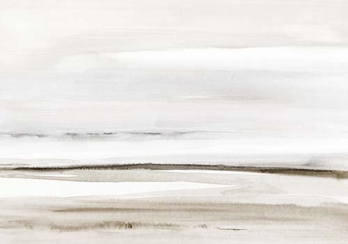 Watercolor Landscape No. 10 Neutral Tones - Nouveau Prints Watercolor Landscape No. 10 Neutral Tones - Nouveau Prints