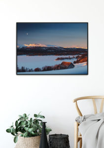 Norwegian Winter Landscape - Gustav Mørch Norwegian Winter Landscape - Gustav Mørch