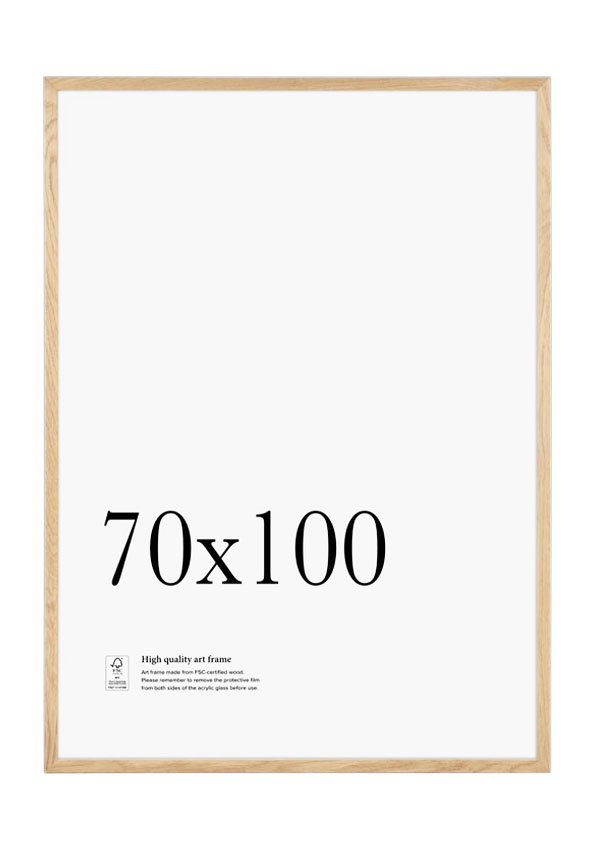 Tavelram i ek - 70x100 Tavelram i ek - 70x100