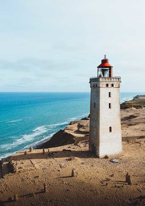The Towering Lighthouse of North Jutland - Gustav Mørch The Towering Lighthouse of North Jutland - Gustav Mørch