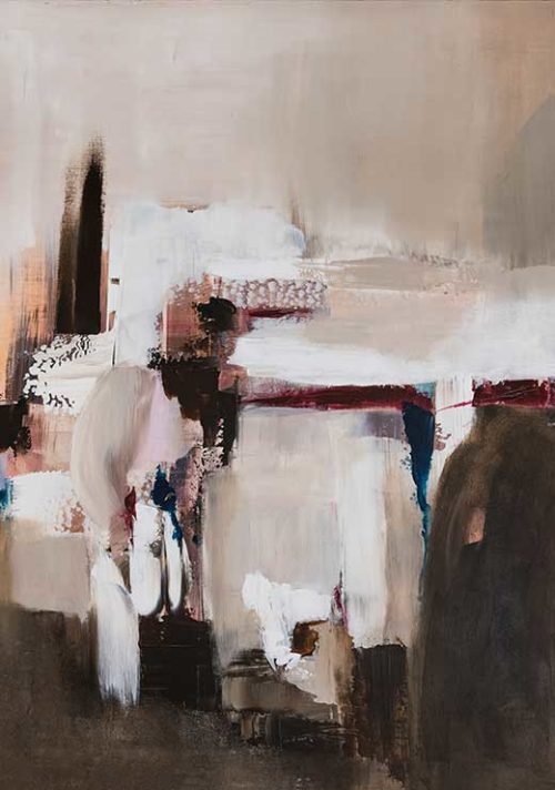 Abstract Brown and Burgundy - Anita Øren Abstract Brown and Burgundy - Anita Øren