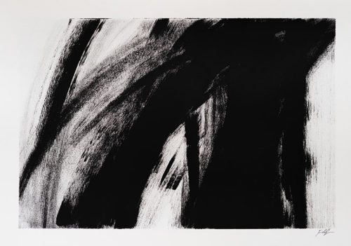 Black Abstract no. 2 - Art by Frida Lifbom Black Abstract no. 2 - Art by Frida Lifbom