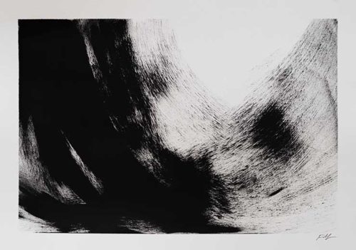 Black Abstract no. 1 - Art by Frida Lifbom Black Abstract no. 1 - Art by Frida Lifbom