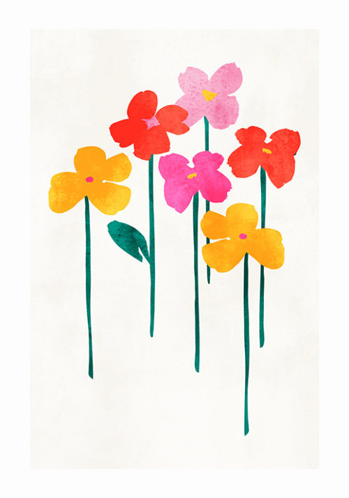 Little Happy Flowers - Kubistika Little Happy Flowers - Kubistika