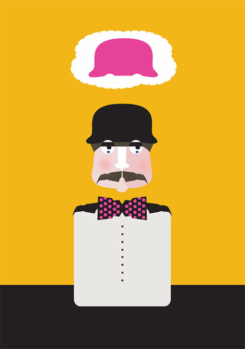 The Man With a Hat - Yellow - Dorte Bjørnung The Man With a Hat - Yellow - Dorte Bjørnung