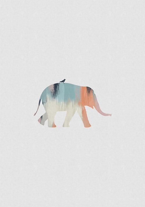 Pastel Elephant - Orara Studio Pastel Elephant - Orara Studio