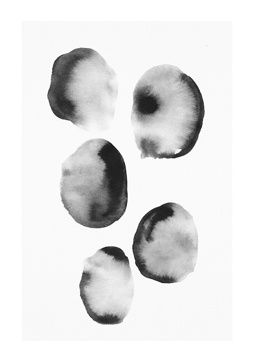 Watercolor drops - Anne Hvidt Watercolor drops - Anne Hvidt