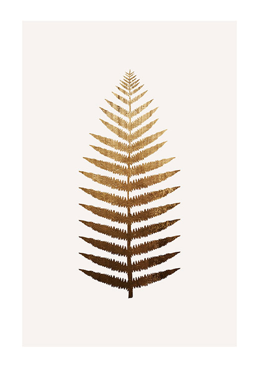 Golden leaf no. 7 - Kubistika Golden leaf no. 7 - Kubistika