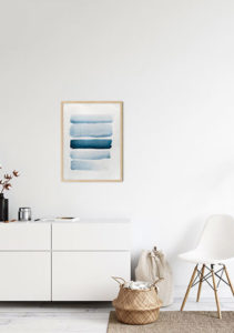 Aquarelle Meets Pencil - Stripes - Studio Nahili Aquarelle Meets Pencil - Stripes - Studio Nahili