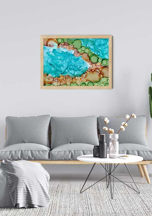 Landscape From Above - ReCreative Artwork Landscape From Above - ReCreative Artwork
