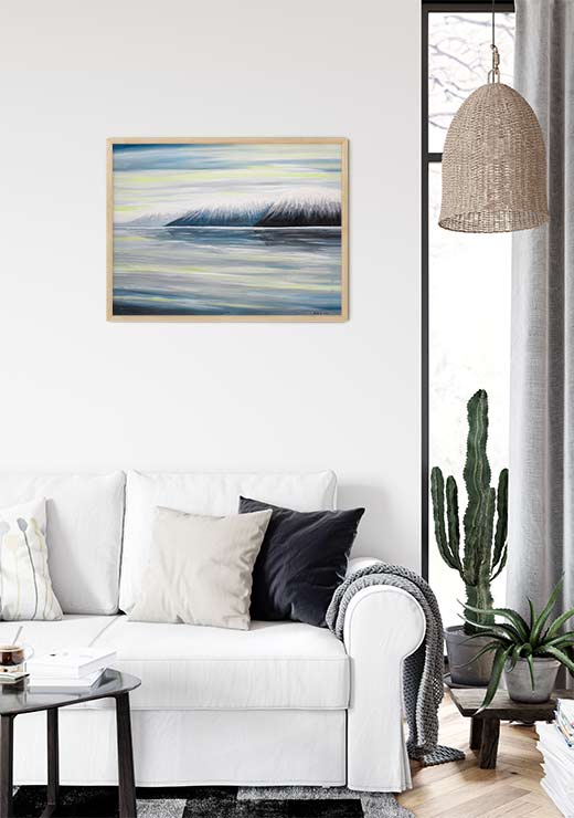 Winter Landscape in Horningdal - ARO Art Winter Landscape in Horningdal - ARO Art