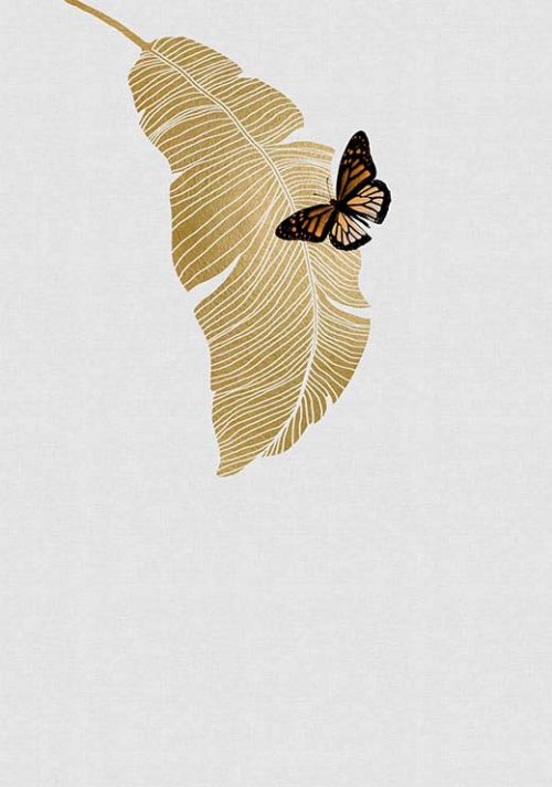 Butterfly & Palm Leaf - Orara Studio Butterfly & Palm Leaf - Orara Studio
