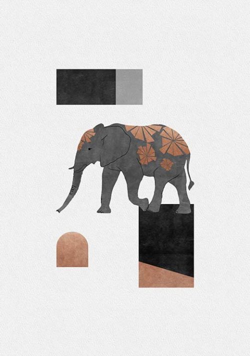 Elephant Mosaic II - Orara Studio Elephant Mosaic II - Orara Studio