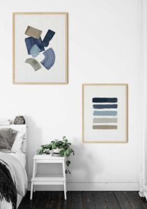 Blue & Taupe Stripes - Orara Studio Blue & Taupe Stripes - Orara Studio