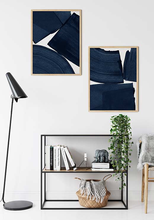 Minimalist Painting Blue II - Orara Studio Minimalist Painting Blue II - Orara Studio
