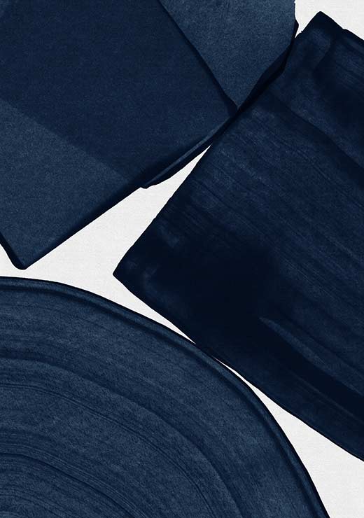 Minimalist Painting Blue II - Orara Studio Minimalist Painting Blue II - Orara Studio